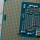 Close up of a Coffee Lake desktop CPU—also from the 8th generation of Intel processors.